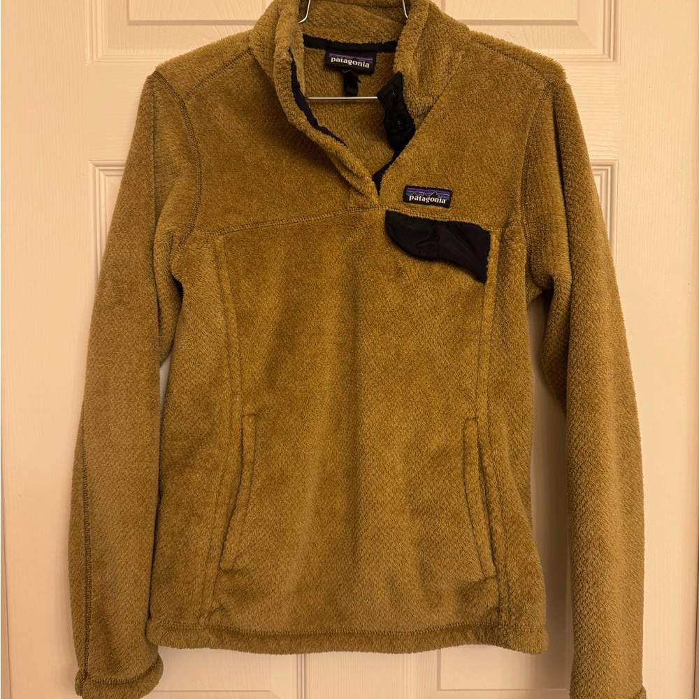 Patagonia Women's Cowl Fleece Pullover - Mustard Gold